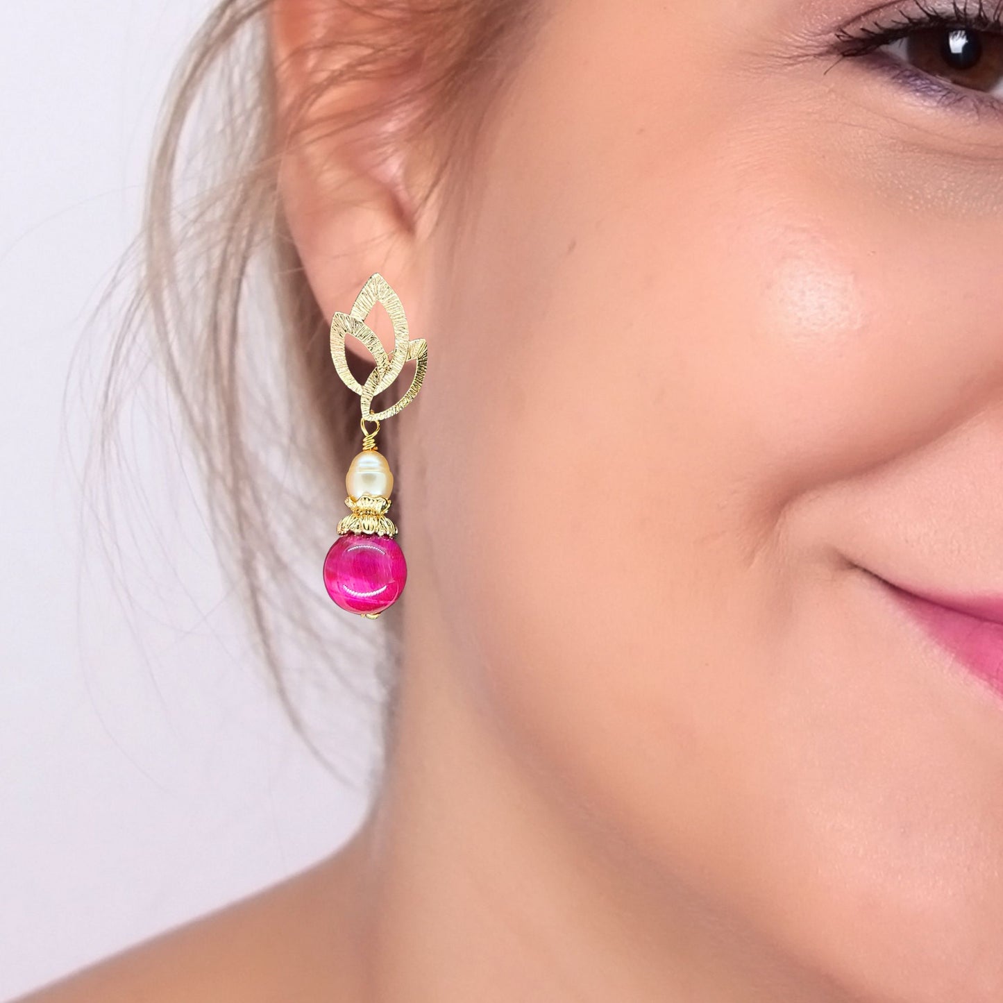 Rosy Oasis Earrings