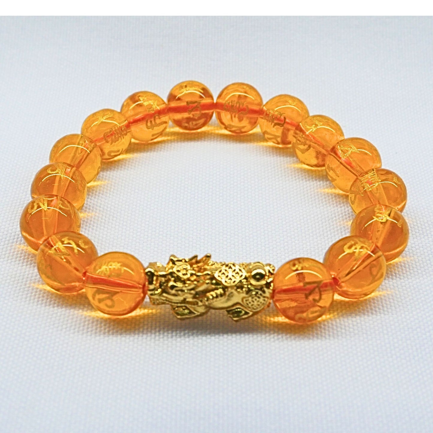 Citrine Yellow Mantra Pi Yao Bracelet