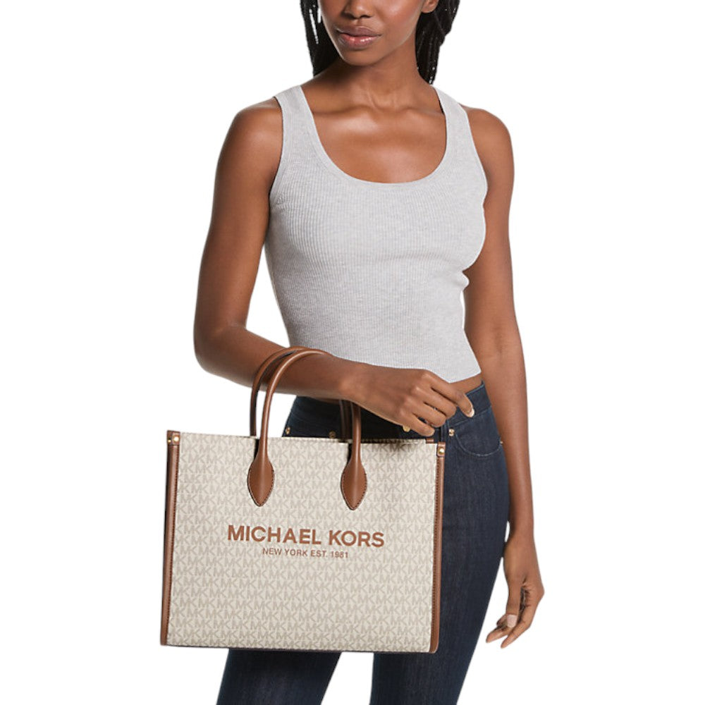 Mirella Medium Logo Tote Bag