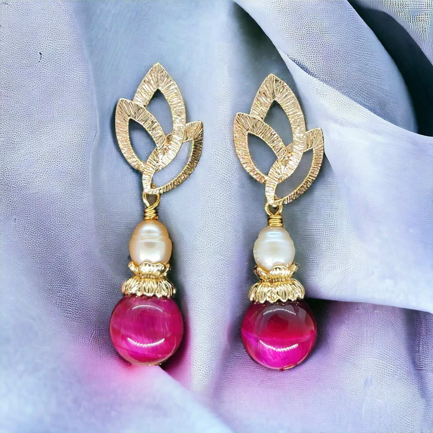 Rosy Oasis Earrings