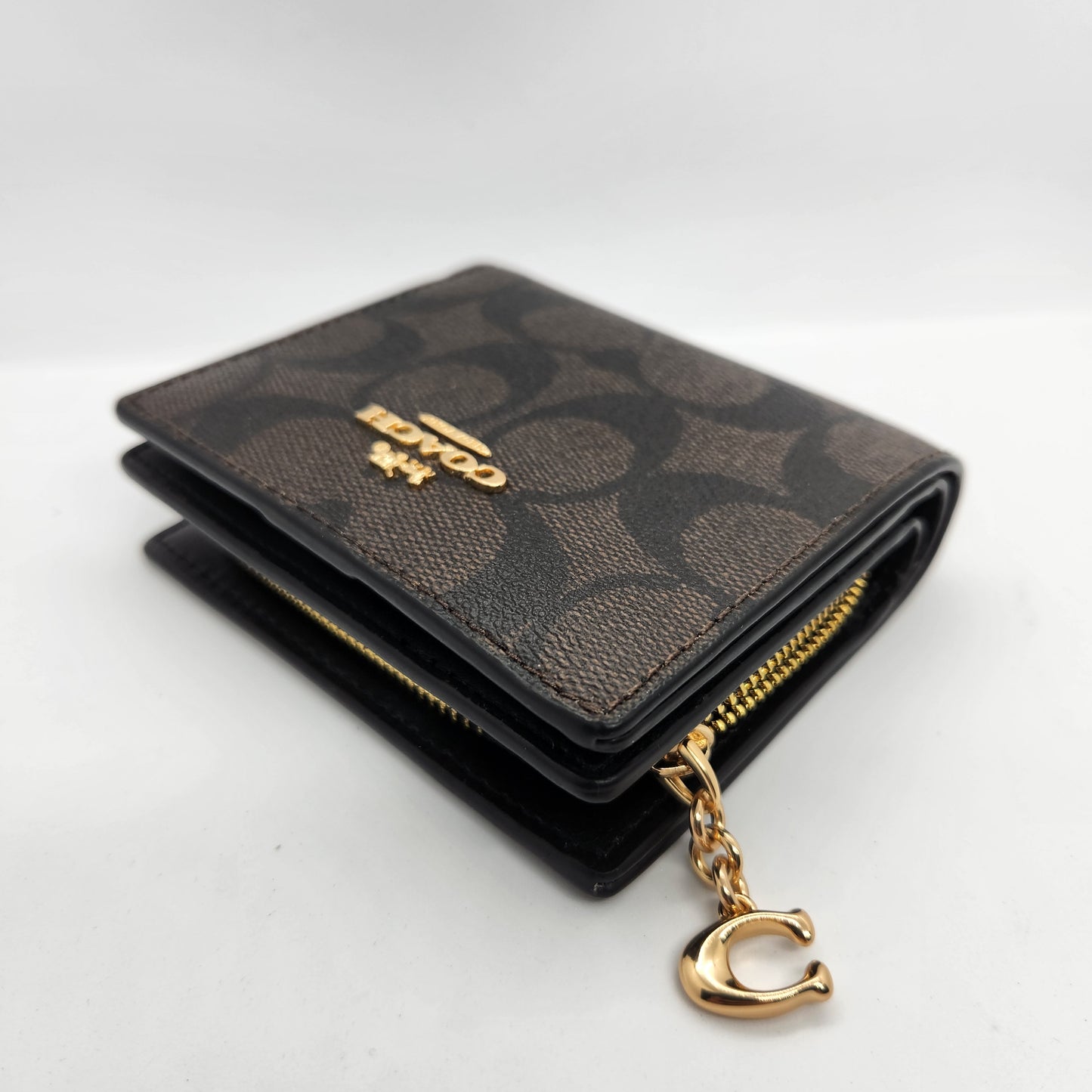 Coach Signature PVC Snap Wallet